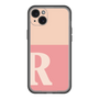 スリムプロテクションプレミアムケース［ オリジナル - initial two tone - R pink ］