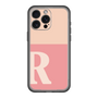 スリムプロテクションプレミアムケース［ オリジナル - initial two tone - R pink ］