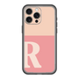 スリムプロテクションプレミアムケース［ オリジナル - initial two tone - R pink ］