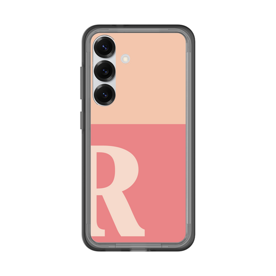 スリムプロテクションプレミアムケース［ オリジナル - initial two tone - R pink ］