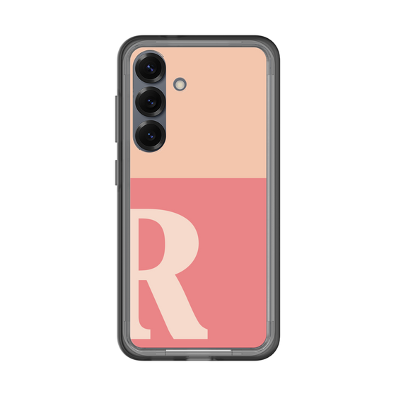 スリムプロテクションプレミアムケース［ オリジナル - initial two tone - R pink ］