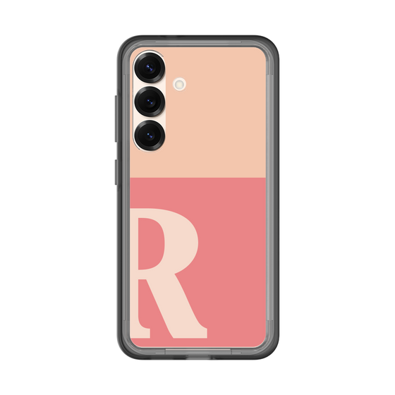 スリムプロテクションプレミアムケース［ オリジナル - initial two tone - R pink ］