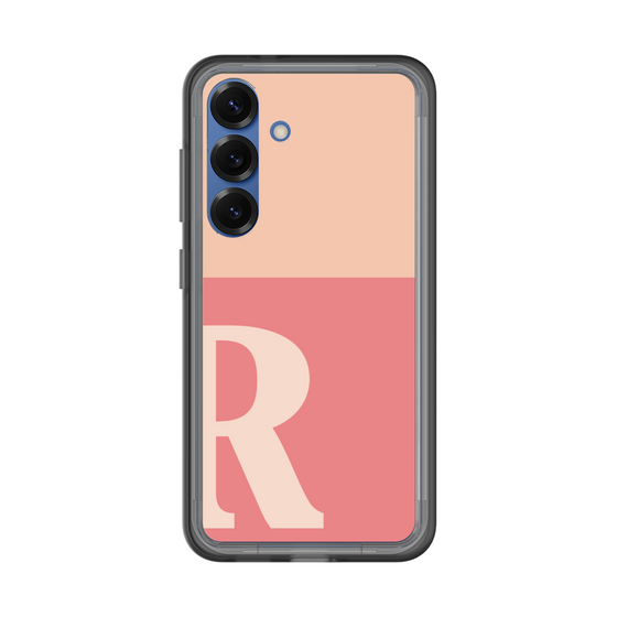 スリムプロテクションプレミアムケース［ オリジナル - initial two tone - R pink ］