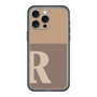スリムプロテクションプレミアムケース［ オリジナル - initial two tone - R brown ］