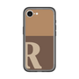 スリムプロテクションプレミアムケース［ オリジナル - initial two tone - R brown ］