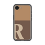スリムプロテクションプレミアムケース［ オリジナル - initial two tone - R brown ］