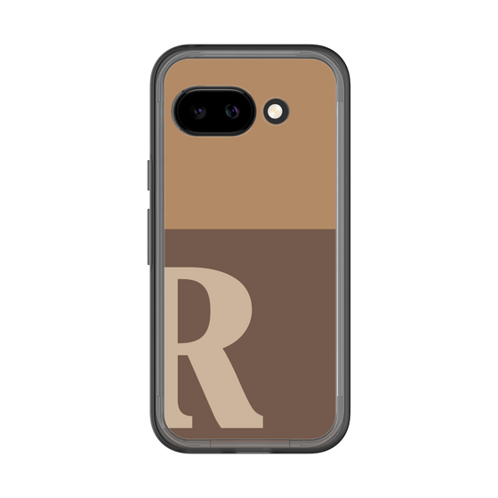 スリムプロテクションプレミアムケース［ オリジナル - initial two tone - R brown ］