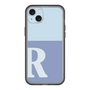 スリムプロテクションプレミアムケース［ オリジナル - initial two tone - R blue ］