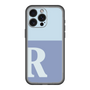 スリムプロテクションプレミアムケース［ オリジナル - initial two tone - R blue ］