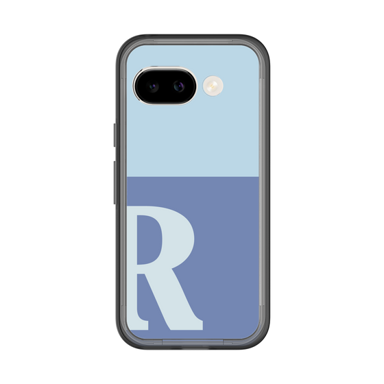 スリムプロテクションプレミアムケース［ オリジナル - initial two tone - R blue ］