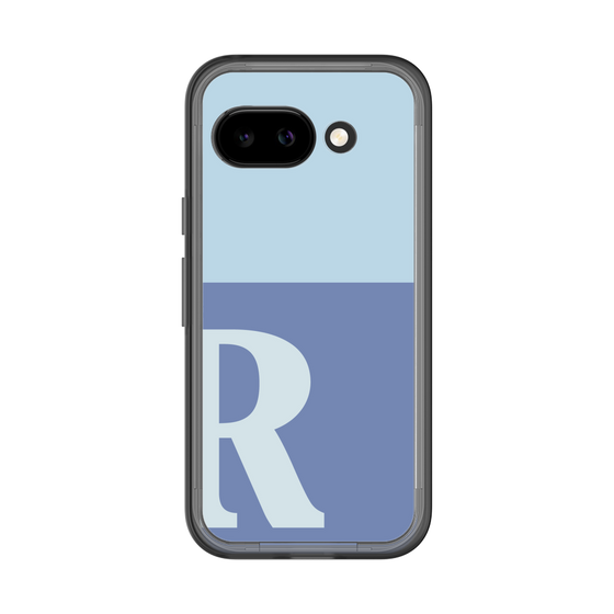 スリムプロテクションプレミアムケース［ オリジナル - initial two tone - R blue ］