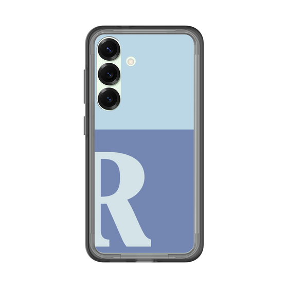 スリムプロテクションプレミアムケース［ オリジナル - initial two tone - R blue ］
