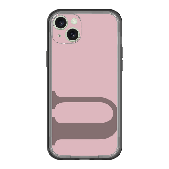 スリムプロテクションプレミアムケース［ オリジナル - initial color - U dusty pink ］