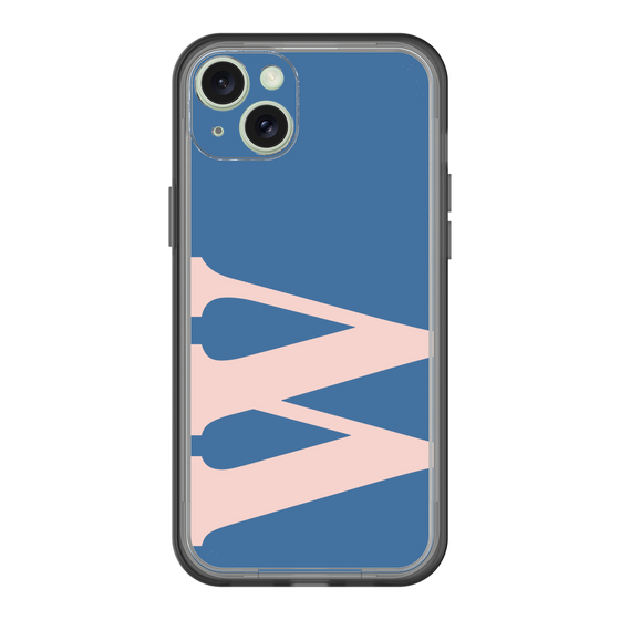 スリムプロテクションプレミアムケース［ オリジナル - initial color - W navy ］