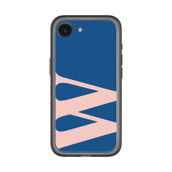スリムプロテクションプレミアムケース［ オリジナル - initial color - W navy ］