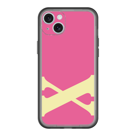 スリムプロテクションプレミアムケース［ オリジナル - initial color - X pink ］