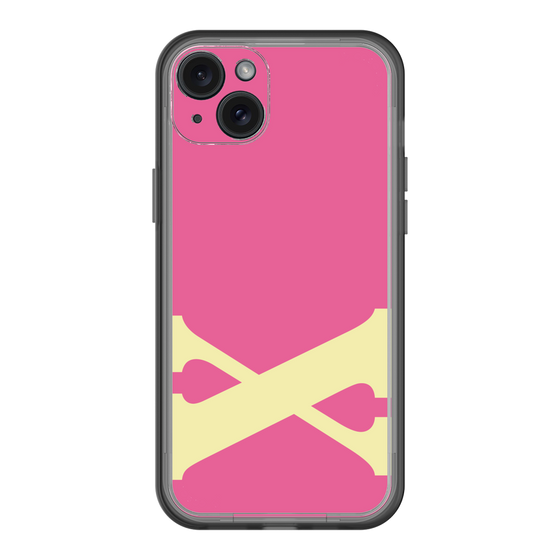 スリムプロテクションプレミアムケース［ オリジナル - initial color - X pink ］