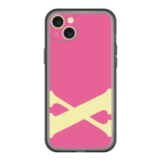 スリムプロテクションプレミアムケース［ オリジナル - initial color - X pink ］