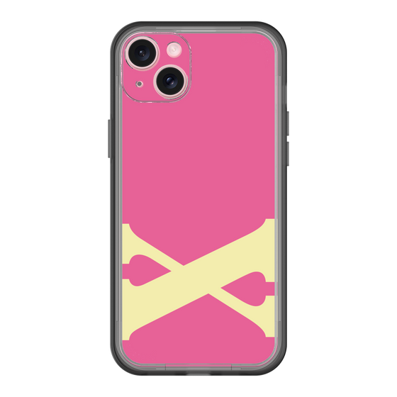 スリムプロテクションプレミアムケース［ オリジナル - initial color - X pink ］