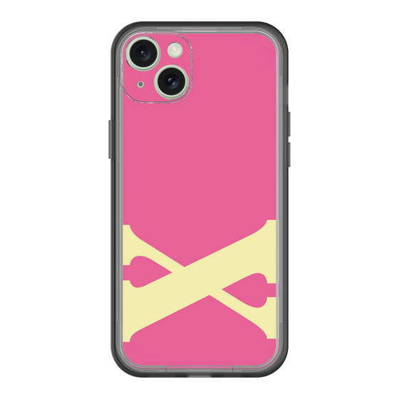 スリムプロテクションプレミアムケース［ オリジナル - initial color - X pink ］