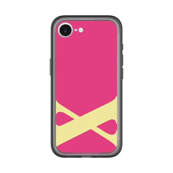 スリムプロテクションプレミアムケース［ オリジナル - initial color - X pink ］