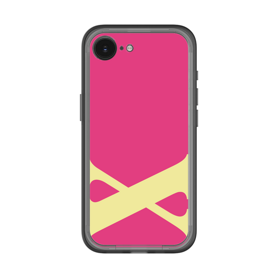 スリムプロテクションプレミアムケース［ オリジナル - initial color - X pink ］