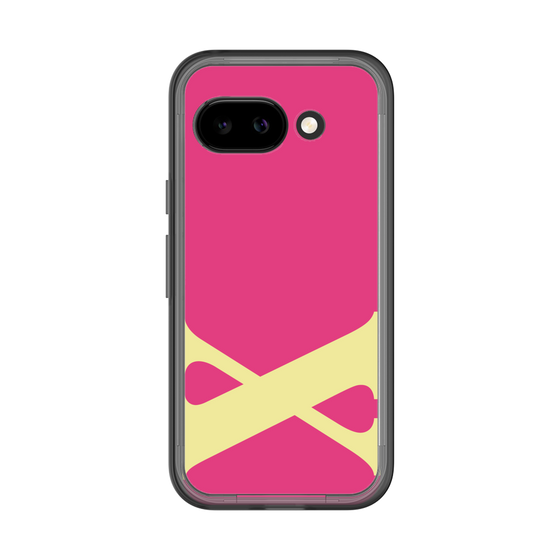 スリムプロテクションプレミアムケース［ オリジナル - initial color - X pink ］