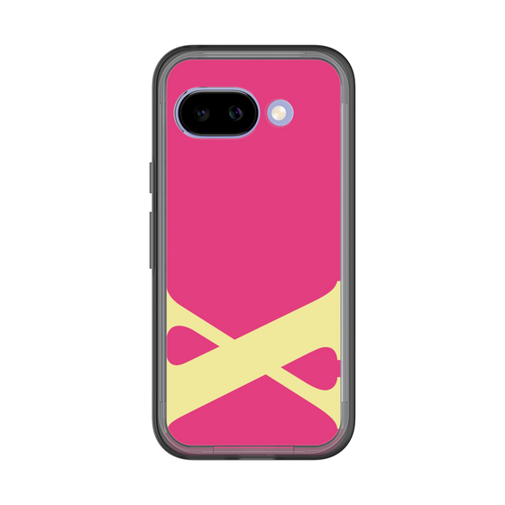 スリムプロテクションプレミアムケース［ オリジナル - initial color - X pink ］
