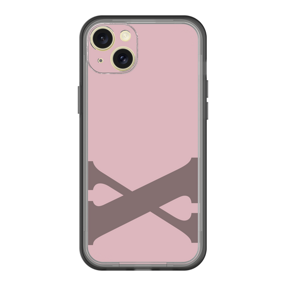 スリムプロテクションプレミアムケース［ オリジナル - initial color - X dusty pink ］