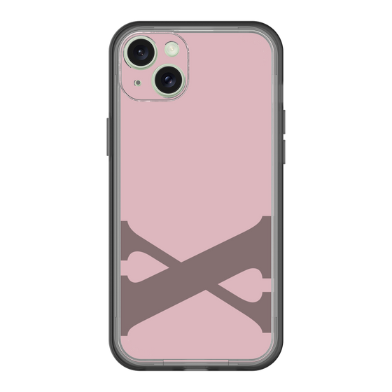 スリムプロテクションプレミアムケース［ オリジナル - initial color - X dusty pink ］