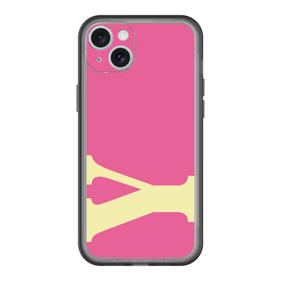 スリムプロテクションプレミアムケース［ オリジナル - initial color - Y pink ］