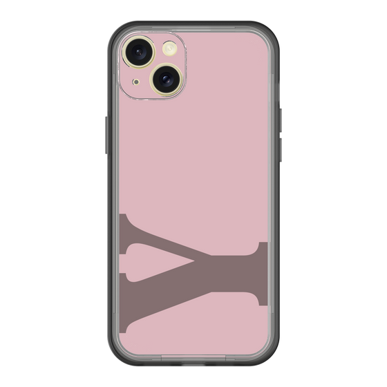 スリムプロテクションプレミアムケース［ オリジナル - initial color - Y dusty pink ］