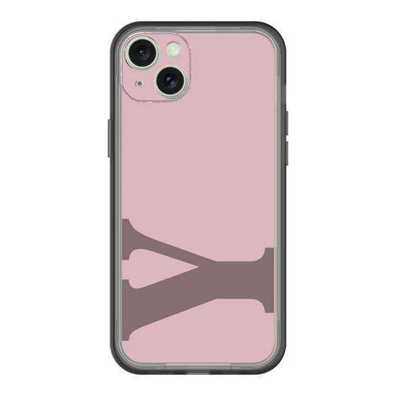 スリムプロテクションプレミアムケース［ オリジナル - initial color - Y dusty pink ］