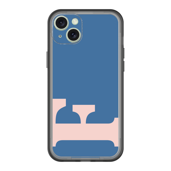 スリムプロテクションプレミアムケース［ オリジナル - initial color - F navy ］