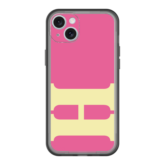 スリムプロテクションプレミアムケース［ オリジナル - initial color - H pink ］
