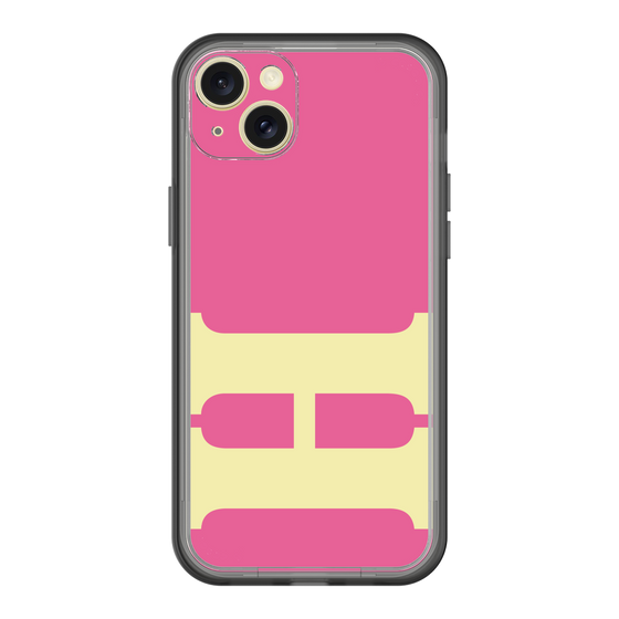 スリムプロテクションプレミアムケース［ オリジナル - initial color - H pink ］