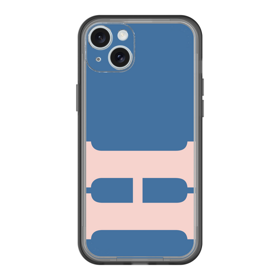 スリムプロテクションプレミアムケース［ オリジナル - initial color - H navy ］