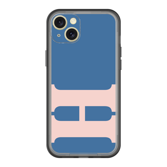 スリムプロテクションプレミアムケース［ オリジナル - initial color - H navy ］