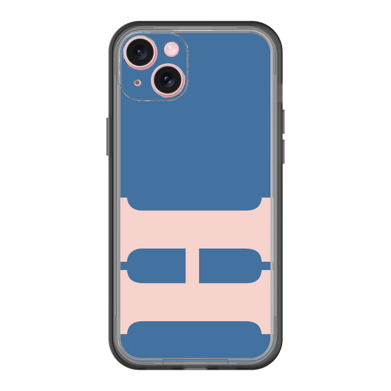 スリムプロテクションプレミアムケース［ オリジナル - initial color - H navy ］