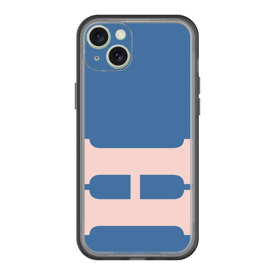 スリムプロテクションプレミアムケース［ オリジナル - initial color - H navy ］