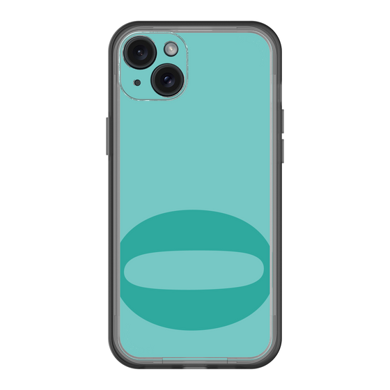 スリムプロテクションプレミアムケース［ オリジナル - initial color - O light green ］