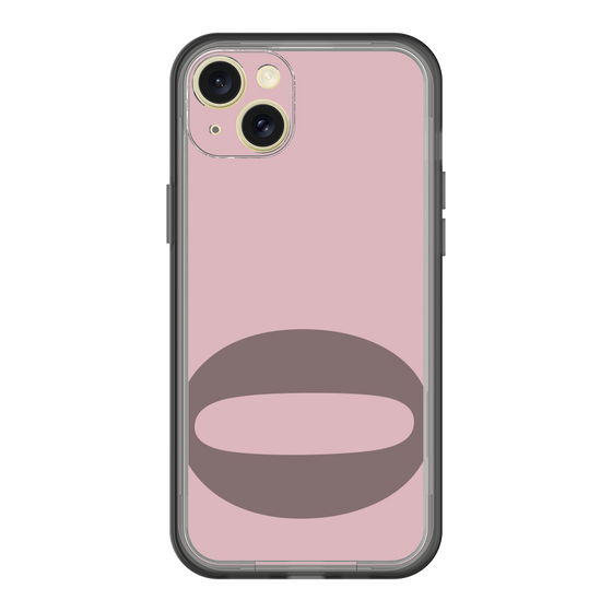 スリムプロテクションプレミアムケース［ オリジナル - initial color - Q dusty pink ］