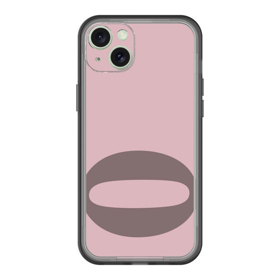 スリムプロテクションプレミアムケース［ オリジナル - initial color - Q dusty pink ］