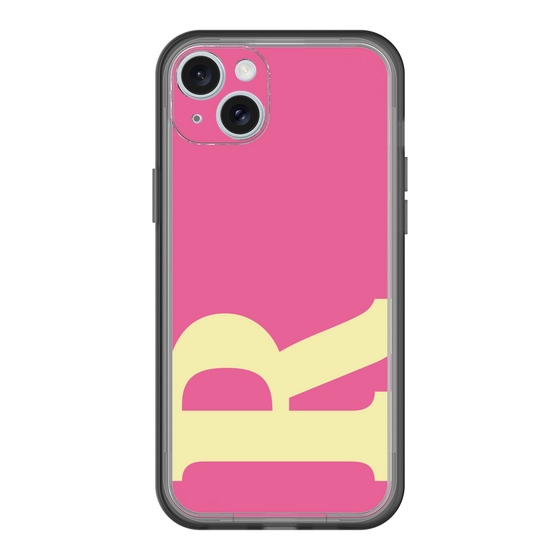 スリムプロテクションプレミアムケース［ オリジナル - initial color - R pink ］
