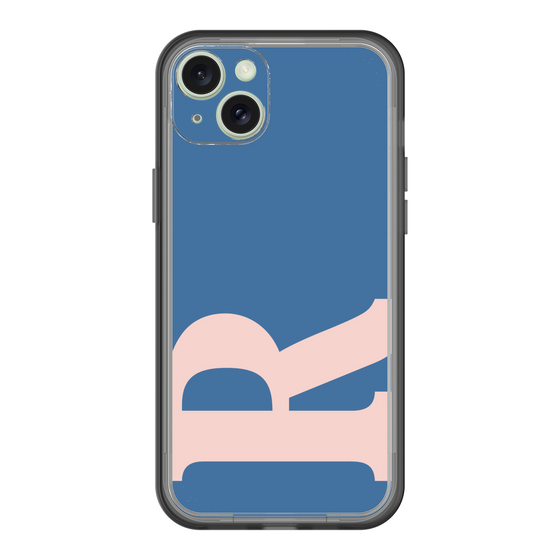 スリムプロテクションプレミアムケース［ オリジナル - initial color - R navy ］