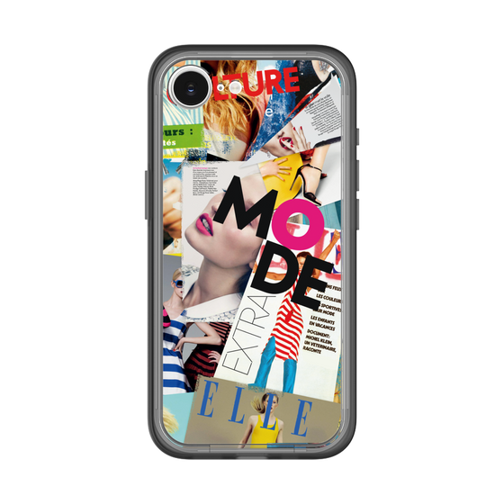 スリムプロテクションプレミアムケース［ ELLE - マガジン- カラー ］