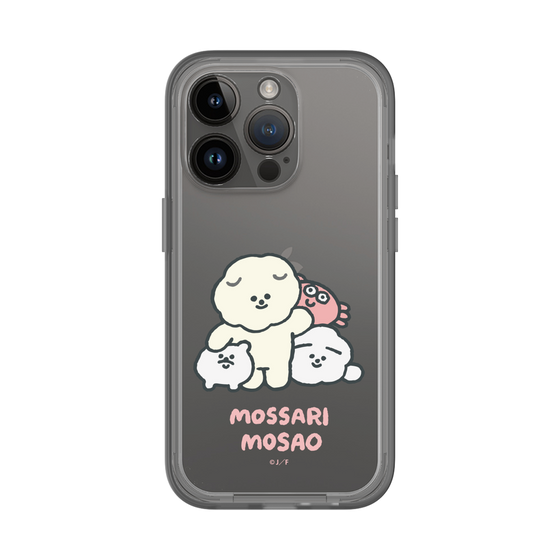 スリムプロテクションプレミアムケース［ もっさりもさお - みんないっしょ - クリア ］