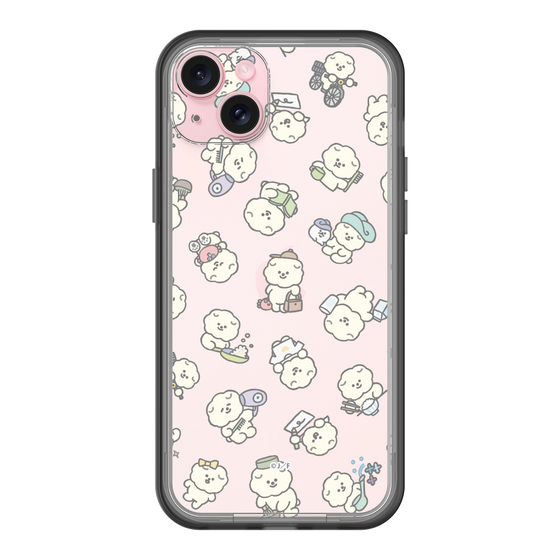 スリムプロテクションプレミアムケース［ もっさりもさお - もさおがいっぱい - クリア ］