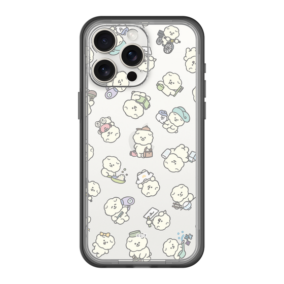 スリムプロテクションプレミアムケース［ もっさりもさお - もさおがいっぱい - クリア ］