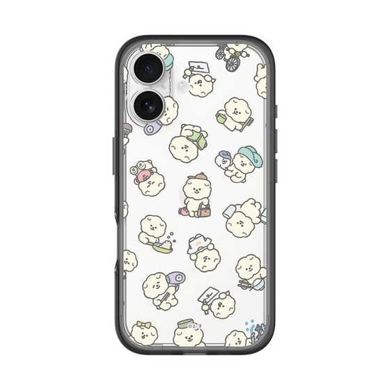 スリムプロテクションプレミアムケース［ もっさりもさお - もさおがいっぱい - クリア ］